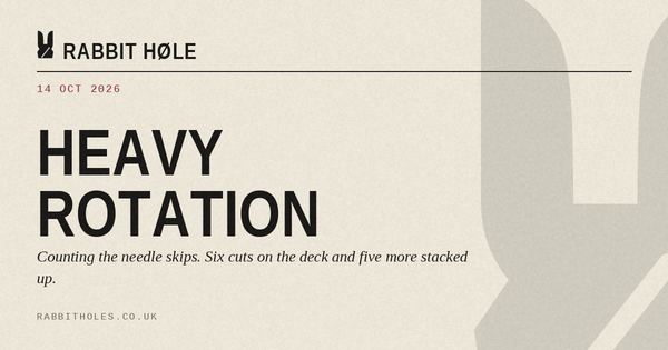 Heavy Rotation (14 October 2026), printed by Rabbit Høle.