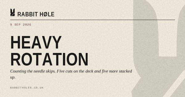 Heavy Rotation (9 September 2026), printed by Rabbit Høle.