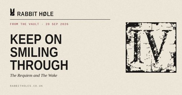 From The Vault: Keep On Smiling Through · Johnny Cash, American IV: The Man Comes Around, printed by Rabbit Høle.